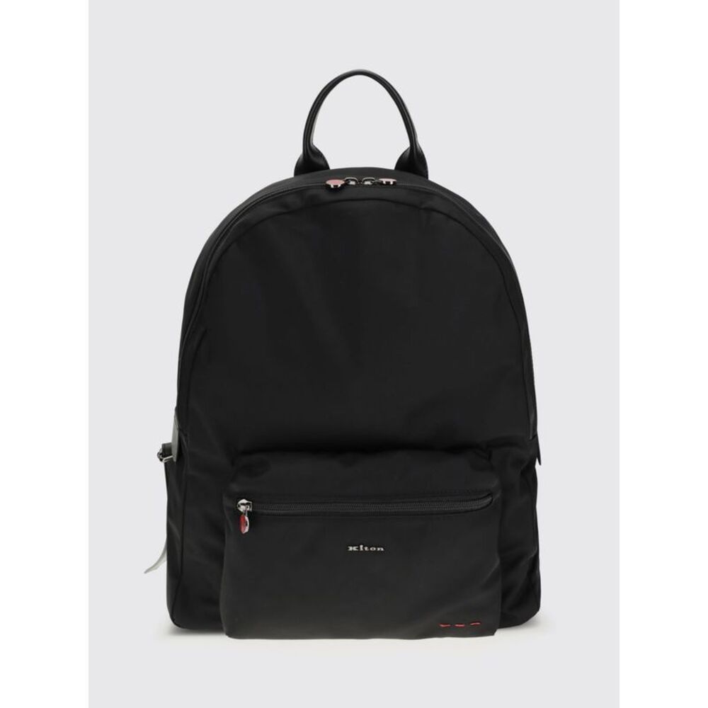 Kiton Backpack Men Black